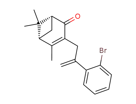 Bicyclo[3.1.1]hept-3-en-2-one,
3-[2-(2-bromophenyl)-2-propenyl]-4,6,6-trimethyl-, (1R)-