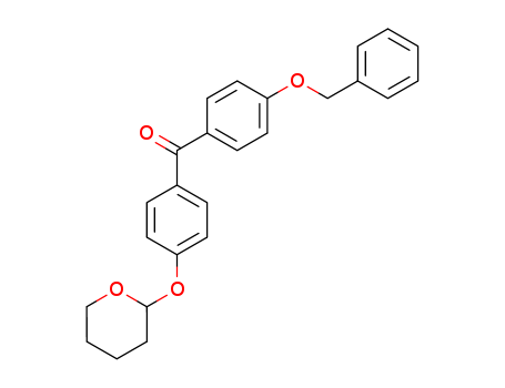 [4-(Phenylmethoxy)phenyl][4-[(tetrahydro-2H-pyran-2-yl)oxy]phenyl]-methanone