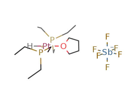 <Pt(H)(PEt3)2(THF)><SbF6>