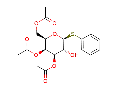 Molecular Structure of 150592-48-6 (phenylthio 3,4,6-tri-O-acetyl-β-D-galactopyranoside)