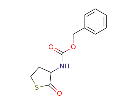 Molecular Structure of 38869-96-4 (Carbamic acid, (tetrahydro-2-oxo-3-thienyl)-, phenylmethyl ester)
