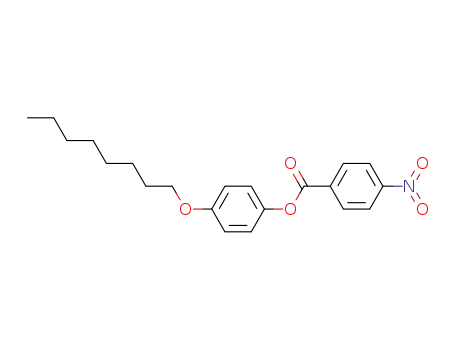 Molecular Structure of 63406-04-2 (Phenol, 4-(octyloxy)-, 4-nitrobenzoate)