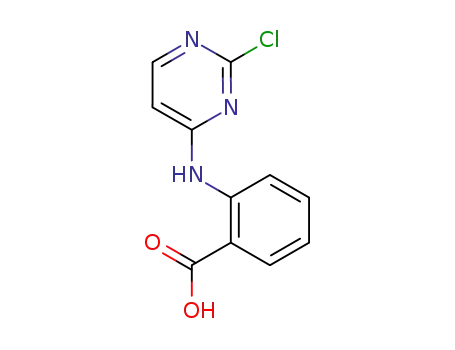 Molecular Structure of 31185-80-5 (2-[(2-Chloro-4-pyrimidinyl)amino]-benzoic acid)