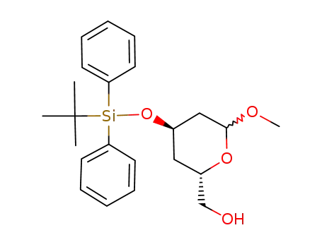 [(2S,4R)-4-(tert-Butyl-diphenyl-silanyloxy)-6-methoxy-tetrahydro-pyran-2-yl]-methanol