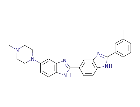 Molecular Structure of 23491-54-5 (Hoechst 33258 analog 2)