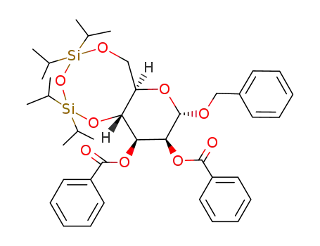 Benzyl 2,3-di-O-benzoyl-4,6-O-(1,1,3,3-tetraisopropyldisiloxane-1,3-diyl)-α-D-mannopyranoside
