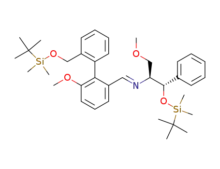 [(1S,2S)-2-(tert-Butyl-dimethyl-silanyloxy)-1-methoxymethyl-2-phenyl-ethyl]-[1-[2'-(tert-butyl-dimethyl-silanyloxymethyl)-6-methoxy-biphenyl-2-yl]-meth-(E)-ylidene]-amine