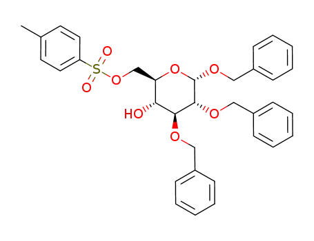 Toluene-4-sulfonic acid (2R,3R,4S,5R,6S)-4,5,6-tris-benzyloxy-3-hydroxy-tetrahydro-pyran-2-ylmethyl ester