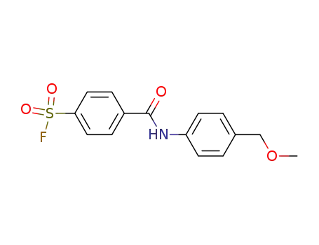 Molecular Structure of 80936-66-9 (4-(4-Methoxymethyl-phenylcarbamoyl)-benzenesulfonyl fluoride)