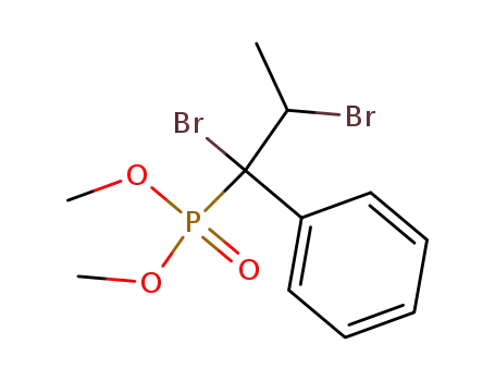 dimethyl erythro-1-phenyl-1,2-dibromopropylphosphonate
