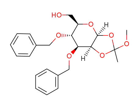 3,4-di-O-benzyl-1,2-O-(1-methoxyethylidene)-β-D-mannopyranoside