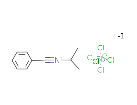 Molecular Structure of 20126-95-8 (N-Isopropylbenzonitrilium hexachloroantimonate)