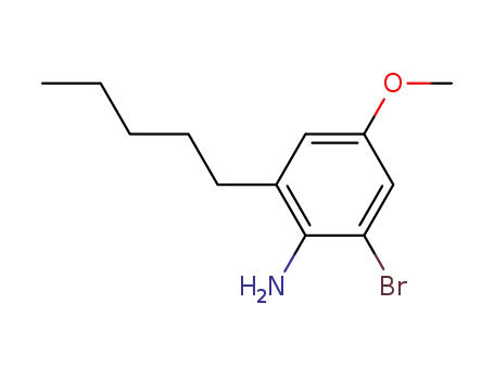 2-bromo-4-methoxy-6-pentylaniline