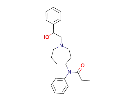 Propanamide,
N-[hexahydro-1-(2-hydroxy-2-phenylethyl)-1H-azepin-4-yl]-N-phenyl-