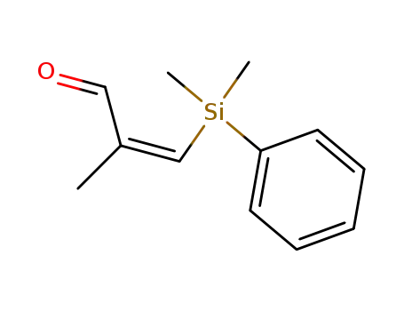 (Z)-3-(Dimethyl-phenyl-silanyl)-2-methyl-propenal