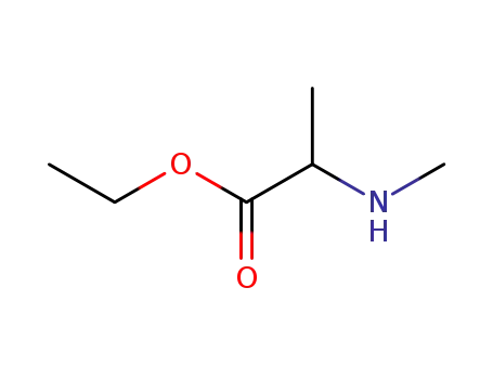 Molecular Structure of 56428-90-1 (Alanine, N-methyl-, ethyl ester (9CI))