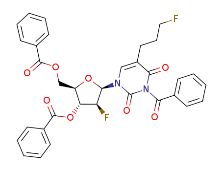 3-N-benzoyl-3',5'-di-O-benzoyl-5-(3-fluoropropyl)-2'-deoxy-2'-fluoroarabinouridine