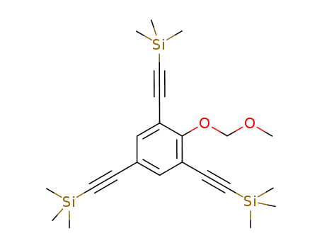 1-methoxymethoxy-2,4,6-tris(trimethylsilylethynyl)benzene