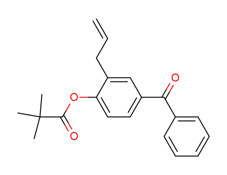 Propanoic acid, 2,2-dimethyl-, 4-benzoyl-2-(2-propenyl)phenyl ester