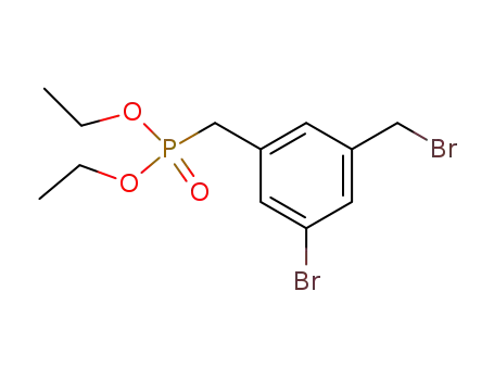 diethyl <<3-bromo-5-(bromomethyl)phenyl>methyl>phosphonate
