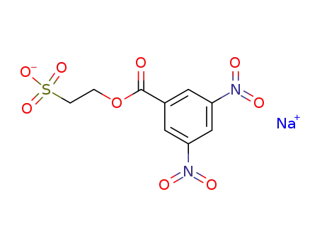 Molecular Structure of 117264-60-5 (sodium 2-(3,5-dinitrobenzoyloxy)ethanesulfonate)