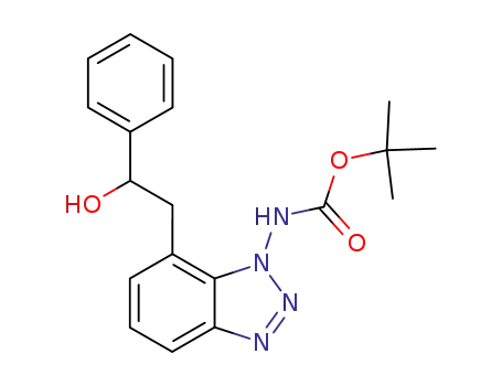 [7-(2-Hydroxy-2-phenyl-ethyl)-benzotriazol-1-yl]-carbamic acid tert-butyl ester