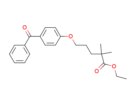 ethyl 2,2-dimethyl-5-(4-benzoylphenoxy)pentanoate