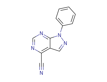 1-Phenyl-1H-pyrazolo[3,4-d]pyrimidine-4-carbonitrile