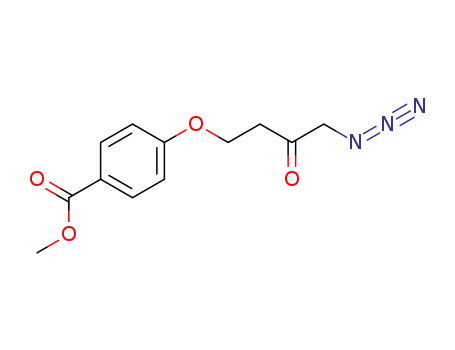 1-azido-4-<p-(carbomethoxy)phenoxy>-2-butanone