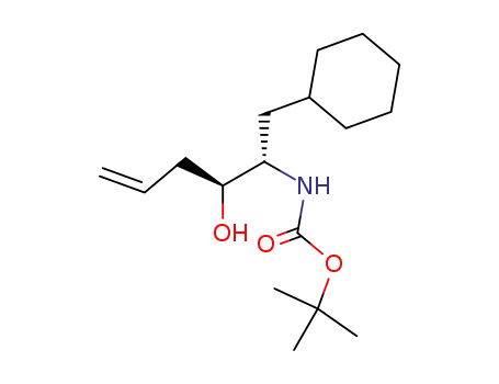 (2S,3S)-2-(tert-butoxycarboxamido)-1-cyclohexyl-5-hexen-3-ol