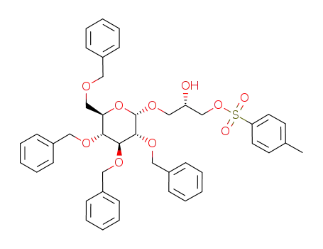 1-O-p-toluenesulfonyl-3-O-(2,3,4,6-tetra-O-benzyl-α-D-glucopyranosyl)-sn-glycerol