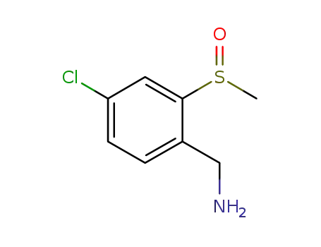 4-chloro-2-methanesulfinyl-benzylamine
