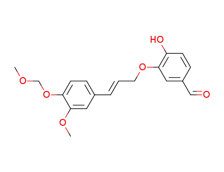 4-Hydroxy-3-[(E)-3-(3-methoxy-4-methoxymethoxy-phenyl)-allyloxy]-benzaldehyde