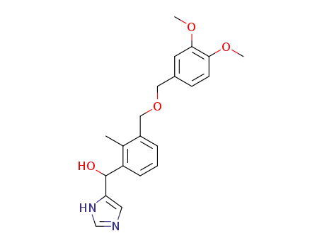 2-(((3',4'-dimethoxyphenyl)methoxy)methyl)-6-(1'-hydroxy-1'-(5''-imidazolyl)methyl)toluene
