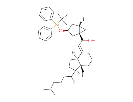 1-[(1S,3S,5S)-3-(tert-Butyl-diphenyl-silanyloxy)-bicyclo[3.1.0]hex-1-yl]-2-[(1R,3aS,7aR)-1-((R)-1,5-dimethyl-hexyl)-7a-methyl-octahydro-inden-(4E)-ylidene]-ethanol