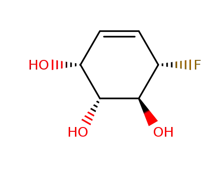 4-Cyclohexene-1,2,3-triol,6-fluoro-,[1S-(1alpha,2beta,3beta,6beta)]-(9CI)