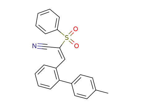 2-(4'-methylbiphenyl-2-yl)-1-(benzenesulfonyl)acrylonitrile