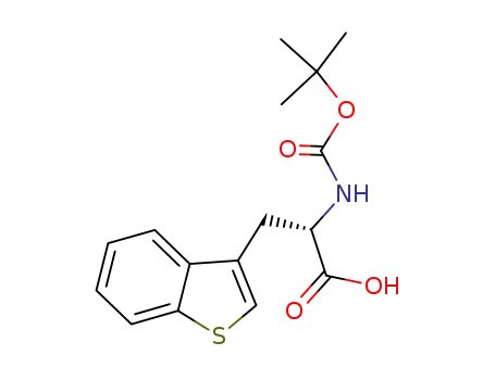Molecular Structure of 154902-51-9 (BOC-L-3-BENZOTHIENYLALANINE)