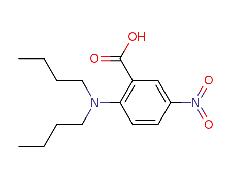 Molecular Structure of 83909-53-9 (2-Dibutylamino-5-nitro-benzoic acid)