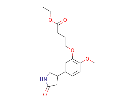 4-(3-{[(Ethoxycarbonyl)propyl]oxy}-4-methoxyphenyl)-2-pyrrolidinone