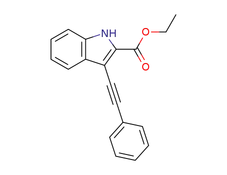 ethyl 3-phenylethynylindole-2-carboxylate