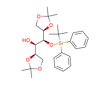 (1R,2S)-2-(tert-Butyl-diphenyl-silanyloxy)-1,2-bis-((R)-2,2-dimethyl-[1,3]dioxolan-4-yl)-ethanol