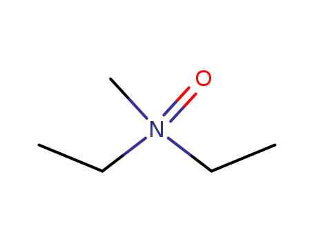 Molecular Structure of 115206-20-7 (Ethanamine, N-ethyl-N-methyl-, N-oxide)