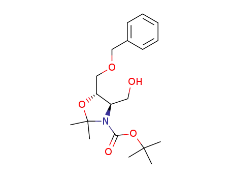 (4R,5S)-5-benzyloxymethyl-3-N-tert-butoxycarbonyl-4-hydroxymethyl-2,2-dimethyl-1,3-oxazolidine