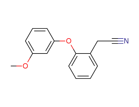 2-(3-methoxyphenoxy)phenylacetonitrile