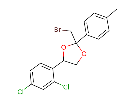 1,3-Dioxolane,
2-(bromomethyl)-4-(2,4-dichlorophenyl)-2-(4-methylphenyl)-