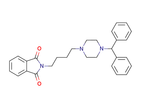 1H-Isoindole-1,3(2H)-dione,
2-[4-[4-(diphenylmethyl)-1-piperazinyl]butyl]-