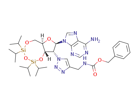 C<sub>33</sub>H<sub>49</sub>N<sub>9</sub>O<sub>6</sub>Si<sub>2</sub>