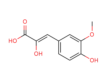 2-Propenoic acid, 2-hydroxy-3-(4-hydroxy-3-methoxyphenyl)-