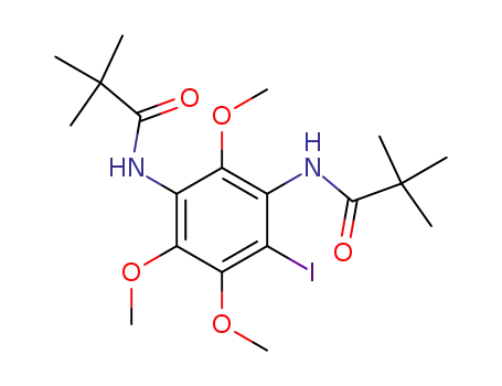 6-iodo-2,4,5-trimethoxy-1,3-dipivaloylaminobenzene